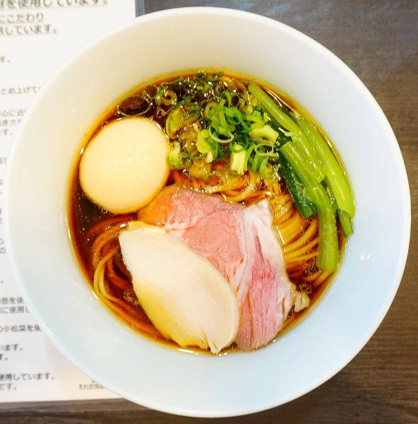 「味玉芳醇鶏そば（醤油）」@麺や 福はらの写真