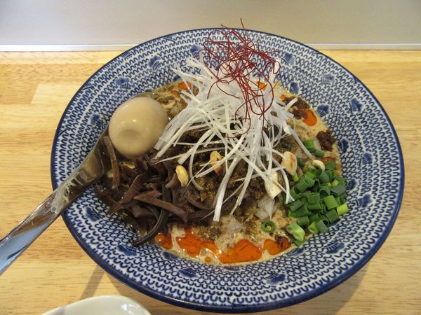 「冷やし担々（１０００円）＋味玉」@中華そば ひしおの写真