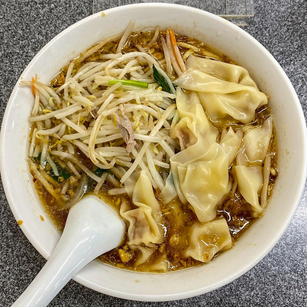 「もやしワンタンメン ¥950」@中華麺店 喜楽の写真