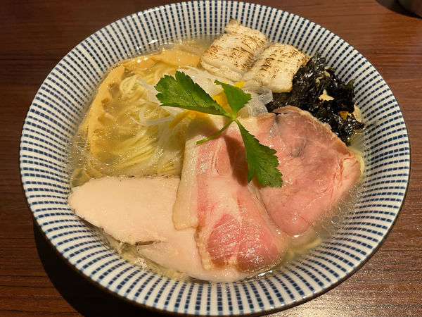「本日の魚介そば鱧930円」@旬菜麺屋 雅流の写真