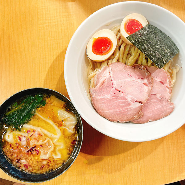 「特製鰹昆布水つけ麺 250g（塩）」@中華そば 千乃鶏の写真