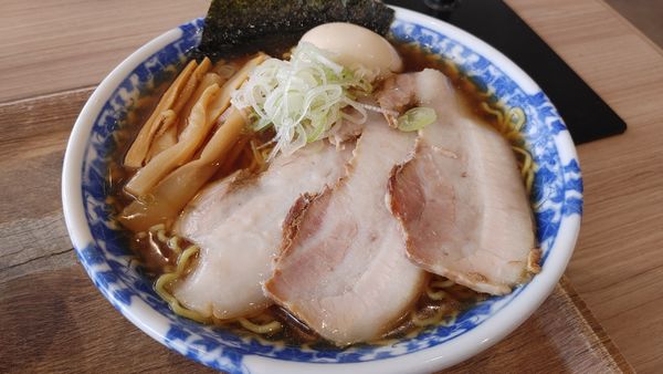 「特製煮干醤油ラーメン　大盛」@凌駕IDEA イオンモール松本店の写真