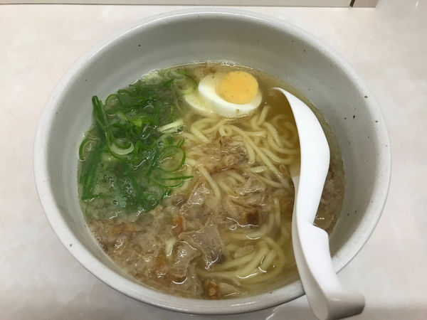 「かす中華　660円」@かすうどん恵美須屋 2号店の写真
