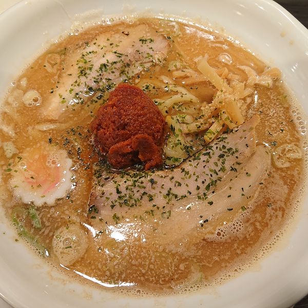 「からみそラーメン(ベーシック)(4辛)850円小ライス80円」@からみそラーメン ふくろう 横浜曙町店の写真