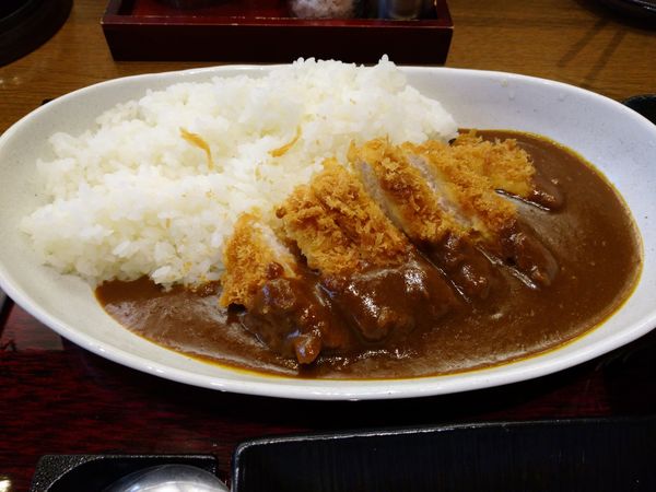 「熟成三元麦豚ロースかつカレー（1,450円）」@とんかつ新宿さぼてん 大崎シンクパーク店の写真