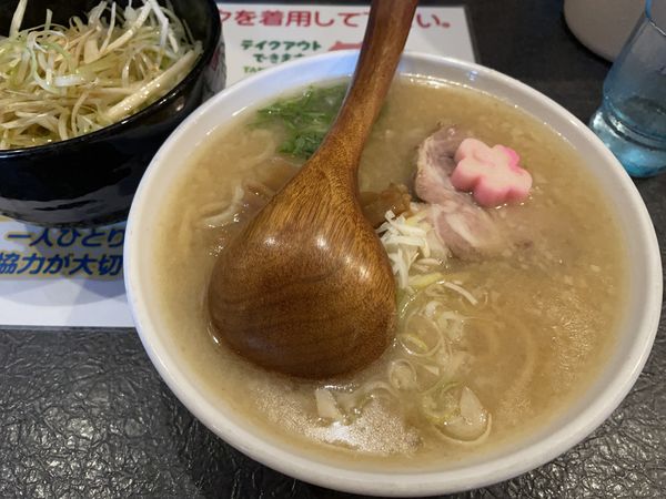 「ネギラーメン（塩）・中盛」@秋田ラーメン はまの写真