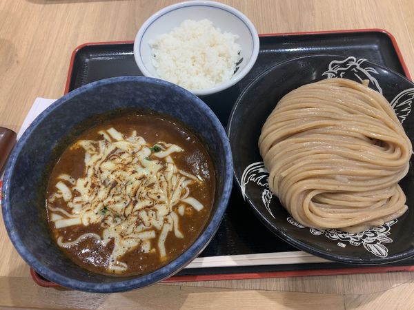 「濃厚カレーチーズつけ麺＋半ライス」@松戸富田麺桜の写真