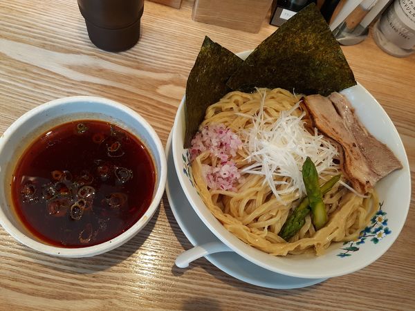 「辛つけ麺、大盛」@らぁ麺 流の写真