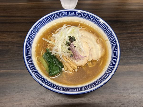 「中華そば850円」@錦糸町中華そば さん式の写真