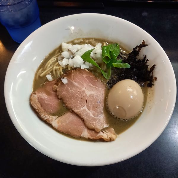 「濃厚そば＋味玉￥1020＋和え玉￥250」@麺処 晴の写真