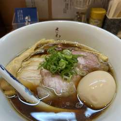 特製鴨と大山どりの醤油らぁ麺 　1000円