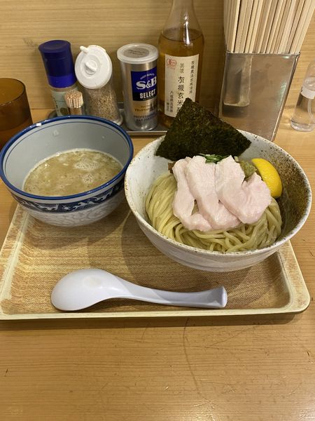 「つけ麺(鶏塩)」@新橋 纏 京王高幡SC店の写真