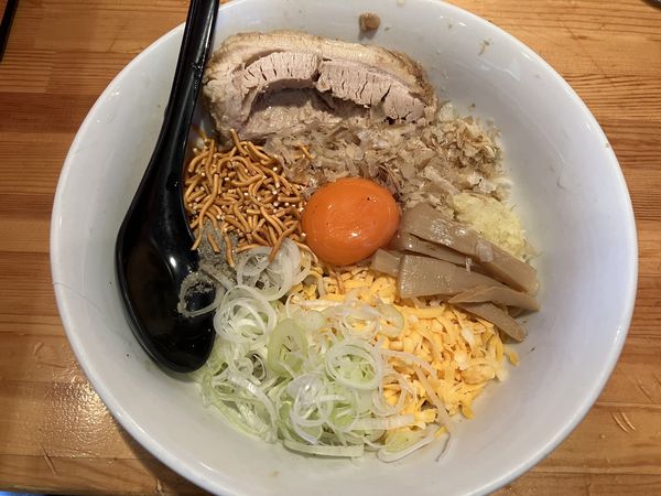 「まぜそば」@ブタハトモダチニボシハシンユウの写真