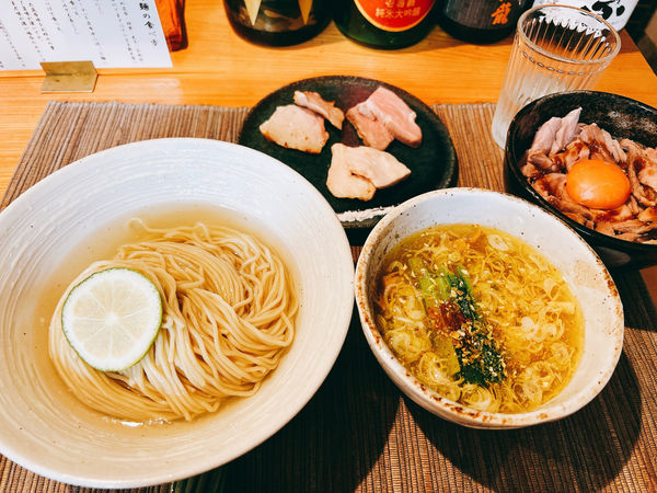 「特製昆布水つけ麺 塩」@麺屋 さくら井の写真