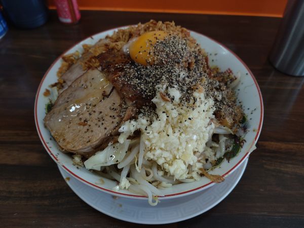 「汁なし　小」@らーめん漢道の写真