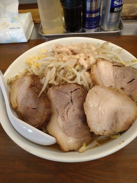 「ど豚骨ラーメン並豚増し」@宮二郎の写真