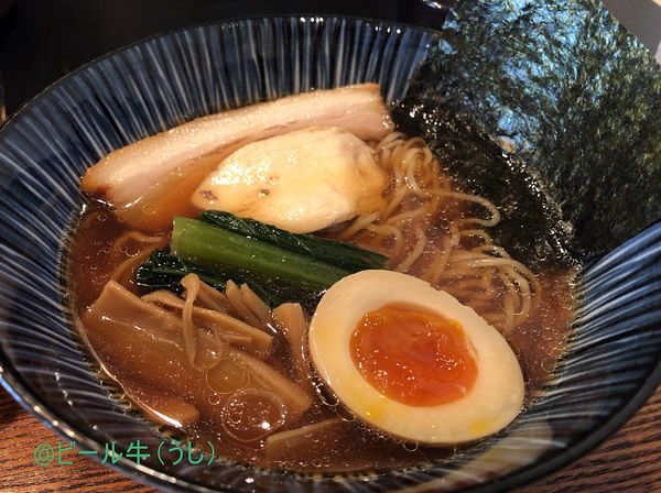 「醤油ラーメン(850円)、ミニカレー(350円)」@Omirukの写真