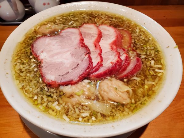 「チャーシューワンタン麺」@ウミガメ食堂の写真