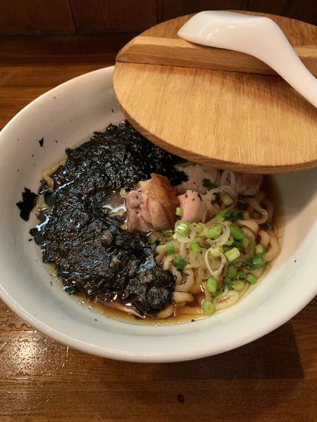 「ら〜めん 1000円 のりまみれ 400円」@らーめん かねかつの写真
