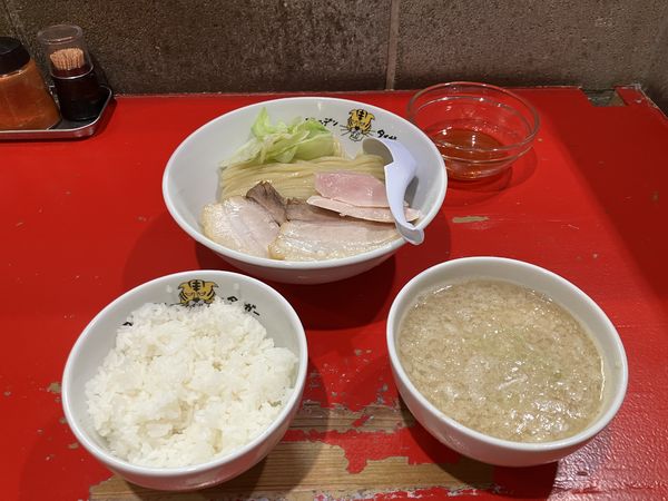 「タイガーつけ麺（塩）肉増し」@ゴールデンタイガーの写真