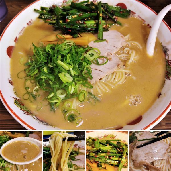 「こってり(麺大盛・スープ増し)＋にらニンニク＝1330円」@天下一品 上野アメ横店の写真