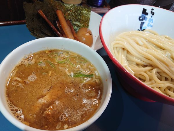 「つけめん+全のせ(1200円)」@らーめん よし丸の写真