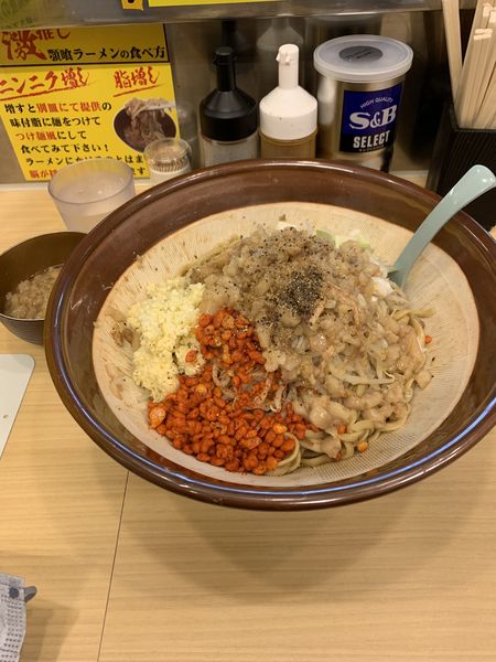 「汁なし」@麺屋 顎で喰らえの写真