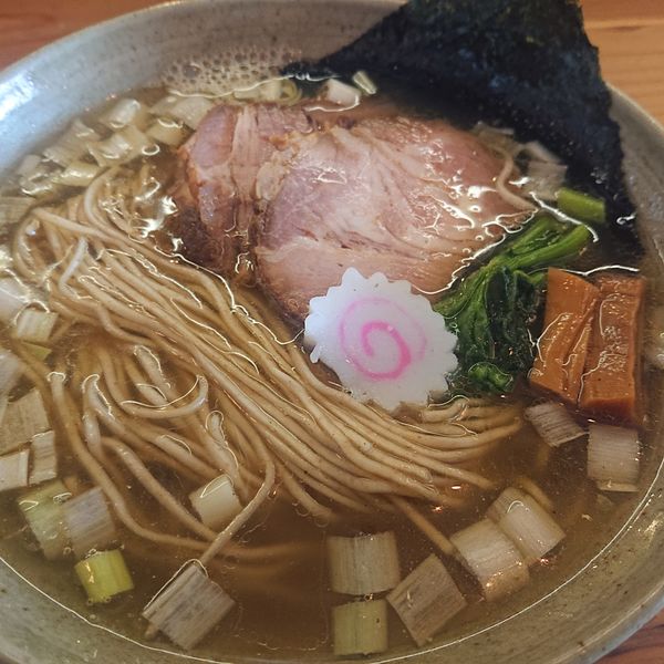 「だしそば(塩)900円、和え玉ハーフ150円」@だし・麺 未蕾の写真