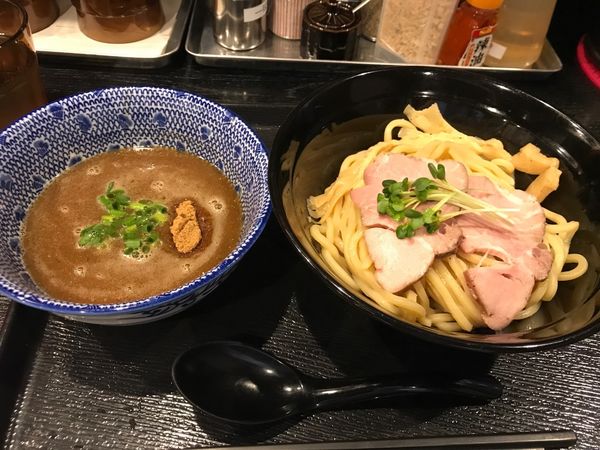 「濃厚魚介つけ麺＋カレ変ライス」@麺屋 中川會 錦糸町店の写真