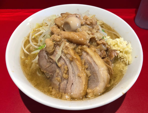 「ラーメン（半分）」@麺屋HEROの写真