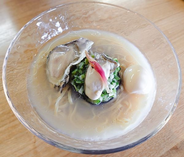 「海男オイスターの冷やしそば【期間·数量限定】」@麺 㐂色の写真