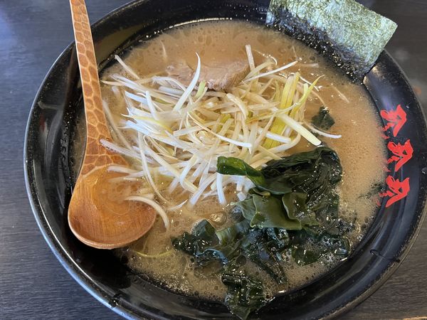 「ネギラーメン（麺の中盛り）」@ラーメン珍珍珍 高島通り店の写真