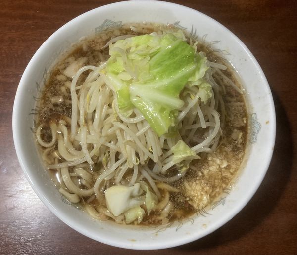 「ラーメン(麺半分)」@D麺の写真