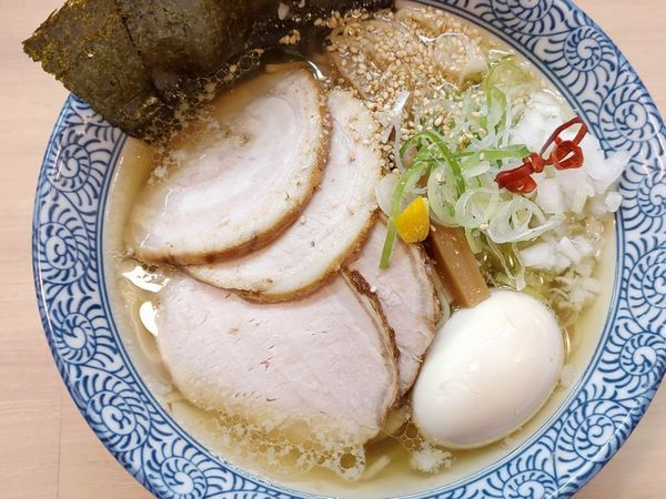 「特製粟国の塩そば（A）」@中華そば 多賀野の写真