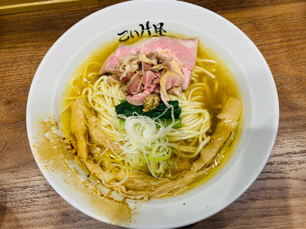 「【周年限定】綠栽　シャモ中華そば」@仙台 自家製麺 こいけ屋の写真