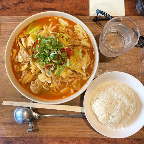 「チキンめん（Lv.3）」@パンチマハルの写真