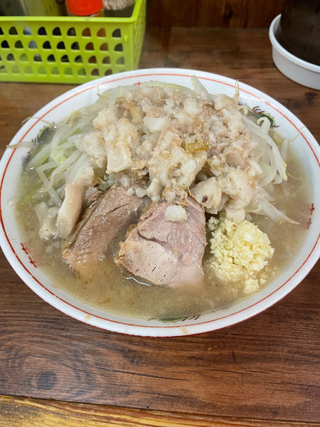 「小　やさいにんにくあぶら」@ラーメン二郎 品川店の写真