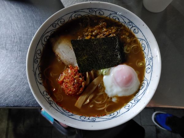 「ピリカララーメン　高菜　タマゴ」@龍園の写真