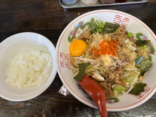 「まぜ二郎（半麺）」@麺場 風麟の写真