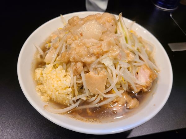 「ミニラーメン+魚粉」@豚風。の写真