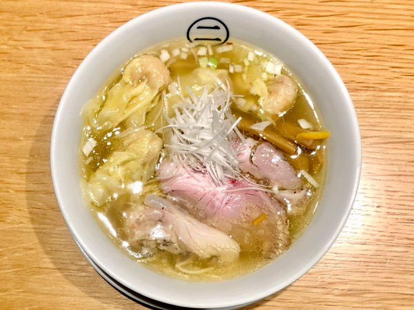 「★海老わんたん塩そば🍜¥1,100」@中華そば 二階堂の写真