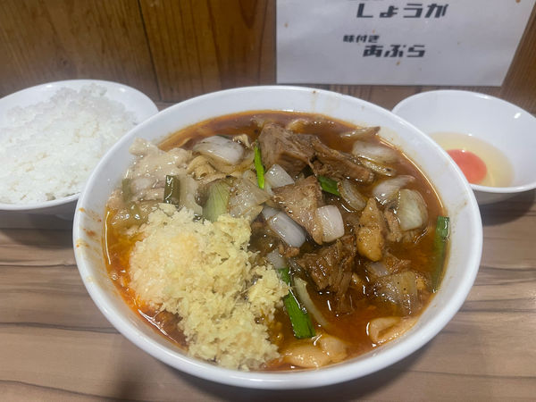 「ヒノスタ＋こだわり卵＋ライス」@ヒノブタスタミナ 南越谷店の写真