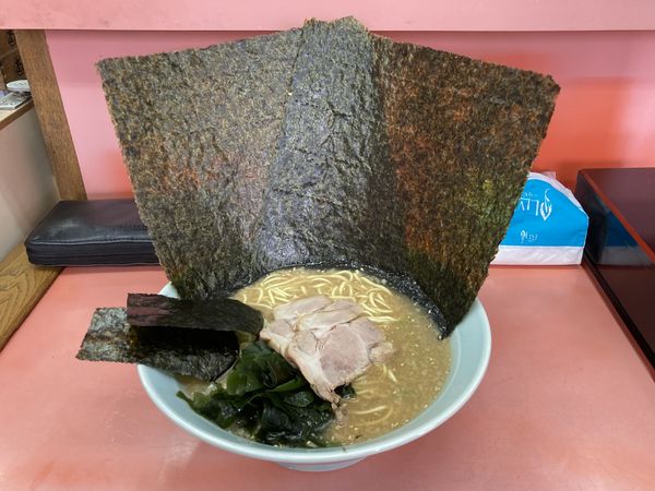 「味噌ラーメン(デカ海苔サービス)」@ラーメンショップ 石川店の写真