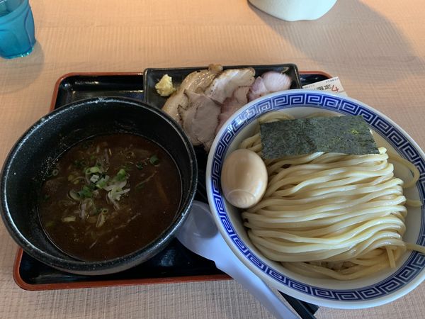 「焼きあご出汁の濃厚つけ麺DX」@大勝軒てつの写真