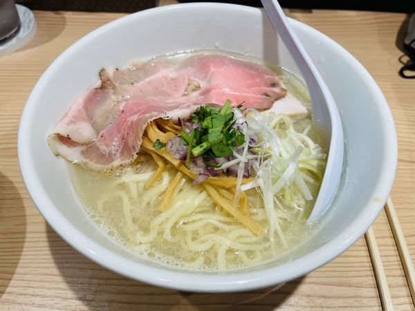 「くらむそば　塩　大盛」@貝出汁中華そば くらむの写真