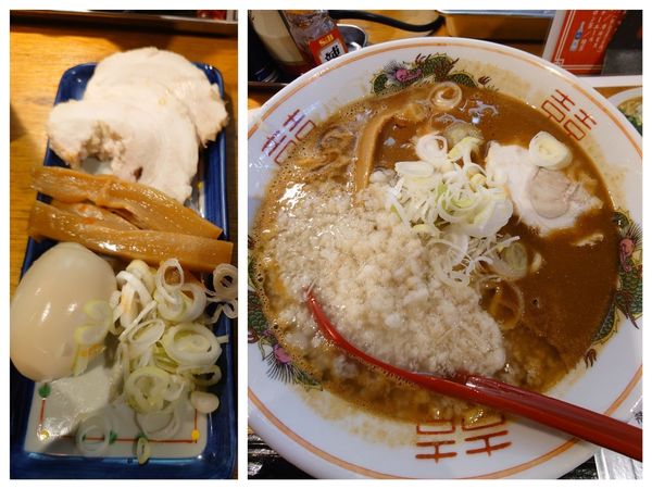 「味噌らぁめん（並 150g）＋特製盛り」@らぁめんつけめん 力龍の写真