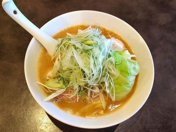 「みそ（+味付玉子+ねぎ）」@麺や 麗の写真