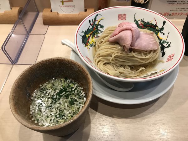「鰹昆布水つけめん 450円 (クーポン半額）」@つけめん金龍の写真