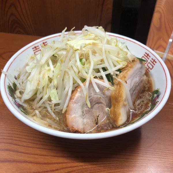 「ラーメン（麺少なめ）」@ラーメン二郎 亀戸店の写真