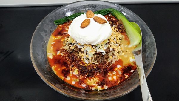 「【限定】生クリーム担担麺」@自家製麺SHINの写真